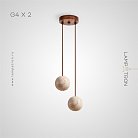 Готовая комбинация светильников POVL COMBO 2 лампы. Диск Lampatron povl-combo-2-disk 7091-19442