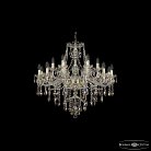 Люстра хрустальная Bohemia Ivele Crystal  1415/12+6/300 G K801