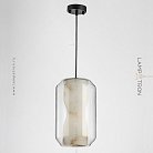 Подвесной светильник INIS Модель В. Стекло + Мрамор. Lampatron 2579-6036