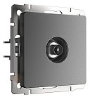 ТВ-розетка оконечная (графит матовый) werkel W1183064 a063109