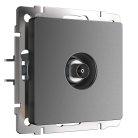 ТВ-розетка оконечная (графит матовый) werkel W1183064 a063109