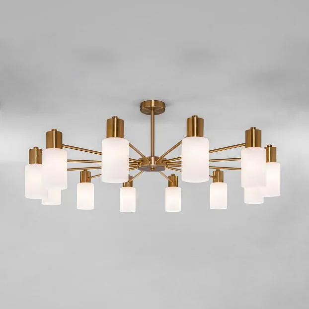 Потолочная люстра Eurosvet 70160/12 латунь Vegga a057111