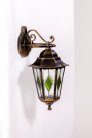 Настенный фонарь уличный Oasis Light 79802lg Gb PETERSBURG lead GLASS