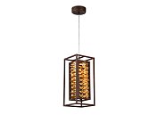 Подвесной светильник Ambrella light TR5043 CF/TI кофе/янтарь E14/1 max 40W 180*180*760