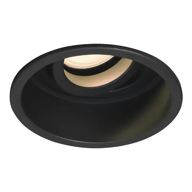 Светильник встраиваемый Черный GU10 1*50W IP20 D91,5xH5,2 220V Без ламп ST Luce ST261.408.01 Встраиваемые светильники