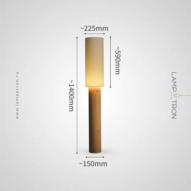 Торшер SMOT Цвет светлое дерево Lampatron smot-lightwood 9035-25707 Торшер SMOT Цвет светлое дерево Lampatron smot-lightwood 9035-25707