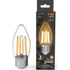 Лампа светодиодная Gauss 103802111 E27 11W 2700K прозрачная Filament
