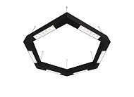 Подвесной светодиодный светильник 0,7м 36Вт 34° Donolux dl18515s111b36.34.700wb Eye-hex