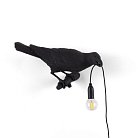 Настенный светильник Delight Collection 14738 Bird Lamp Black Looking Right