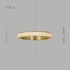 Кольцевые люстры и светильники MONSINE Размер S. Цвет Латунь Lampatron monsine-s-brass 5038-12840
