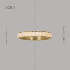 Кольцевые люстры и светильники MONSINE Размер S. Цвет Латунь Lampatron monsine-s-brass 5038-12840