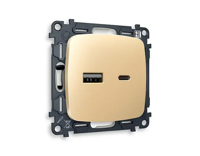 Комплект механизма розетки Ambrella Volt MO611010 QUANT Комплект механизма розетки Ambrella Volt MO611010 QUANT