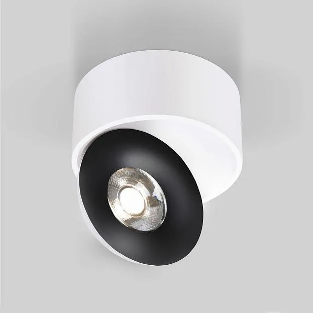 Накладной светильник Elektrostandard 25100/LED белый/черный Glide a059332 Накладной светильник Elektrostandard 25100/LED белый/черный Glide a059332