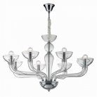 Подвесная люстра Ideal Lux 044255 CASANOVA SP8 TRASPARENTE
