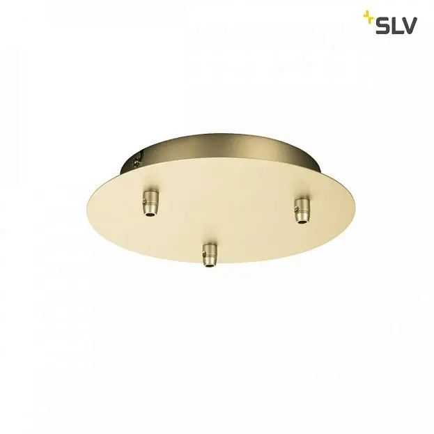 1002164 SLV FITU, основание круглое 3х, латунь 1002164 SLV FITU, основание круглое 3х, латунь