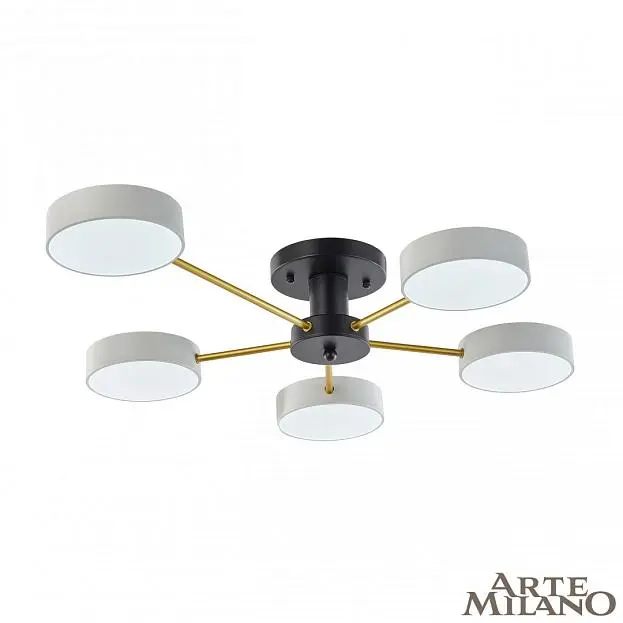 Светильник светодиодный 252006/5 Bk/Wh Arte Milano Светильник светодиодный 252006/5 Bk/Wh Arte Milano