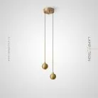 Готовая комбинация светильников ORVAR DUO Цвет Латунь Lampatron orvar-duo-brass 7083-19430