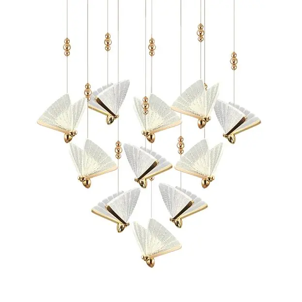 Подвесной светильник Delight Collection OM8201008-11 rose gold Butterfly Подвесной светильник Delight Collection OM8201008-11 rose gold Butterfly
