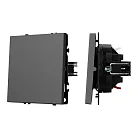 Механизм выключателя одноклавишный непроходной SWT-NOBE-MK01-SFPL-GR (230V, 10A) Arlight 054245