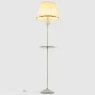 Торшер со столиком патина и кремовым абажуром Citilux CL402923T Вена