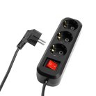 Удлинитель трехместный с/з с выключателем 3x0,75, 5м, серия Home Stekker 50423 HM03-31-05