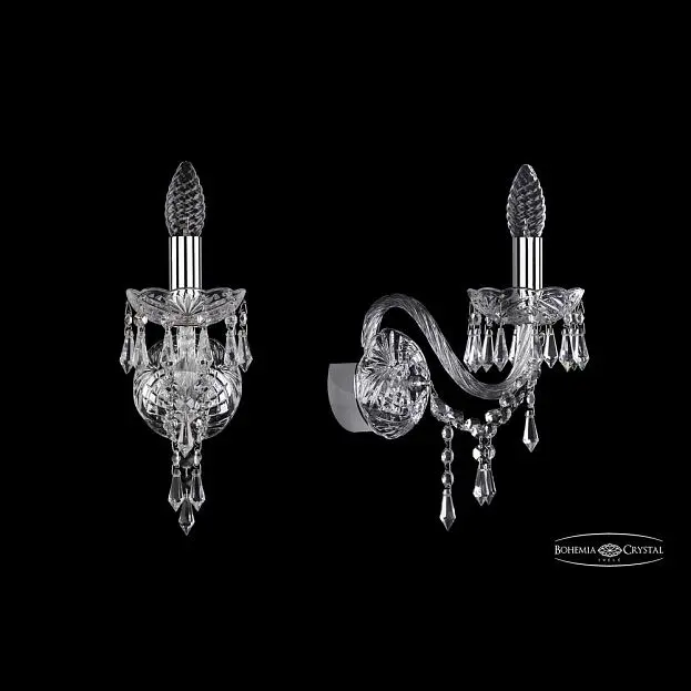 Бра хрустальный Bohemia 1403B/1/160 Ni Бра хрустальный Bohemia 1403B/1/160 Ni