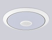 Потолочный светильник светодиодный Ambrella light FZ720 WH белый IP20 52W 3000-6500K+RGB Music 450*65 (ПДУ ИК) ORBITAL