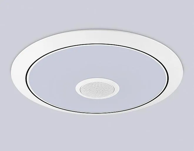 Потолочный светильник светодиодный Ambrella light FZ720 WH белый IP20 52W 3000-6500K+RGB Music 450*65 (ПДУ ИК) ORBITAL