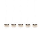 Подвесной светильник Delight Collection MD21020075-5B chrome Diamond cut