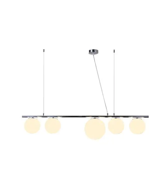 Подвесной светильник Lumina Deco LDP 6012-5 CHR+WT Baristica Подвесной светильник Lumina Deco LDP 6012-5 CHR+WT Baristica