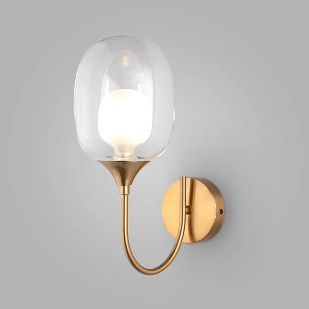 Настенный светильник Eurosvet 70218/1 латунь a064796 Spritz