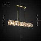 Реечный, рядный светильник SARIA LONG 5 ламп Lampatron 5977-15862