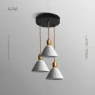 Подвесной светильник OLLY 3 подвеса. Модель ААА. Lampatron 2487-5618