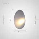 Бра LINDIS WALL Модель A. Цвет дымчатый. Lampatron lindis-wall-a-grey 2960-7104