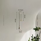 Бра JUBE WALL Хром+Бежевый. Тип А. Нейтральный свет Lampatron 8393-22989