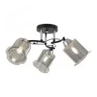 Люстра потолочная с плафонами Arte Milano 323219/3 CR+BK Amalfi