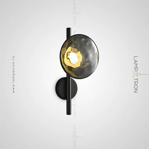 Бра CHARIN WALL Цвет Черный + Дымчатый Lampatron 5729-14987 Бра CHARIN WALL Цвет Черный + Дымчатый Lampatron 5729-14987