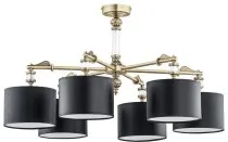 Потолочная люстра Kutek MER-PL-6(P/A) MERANO ABA?UR