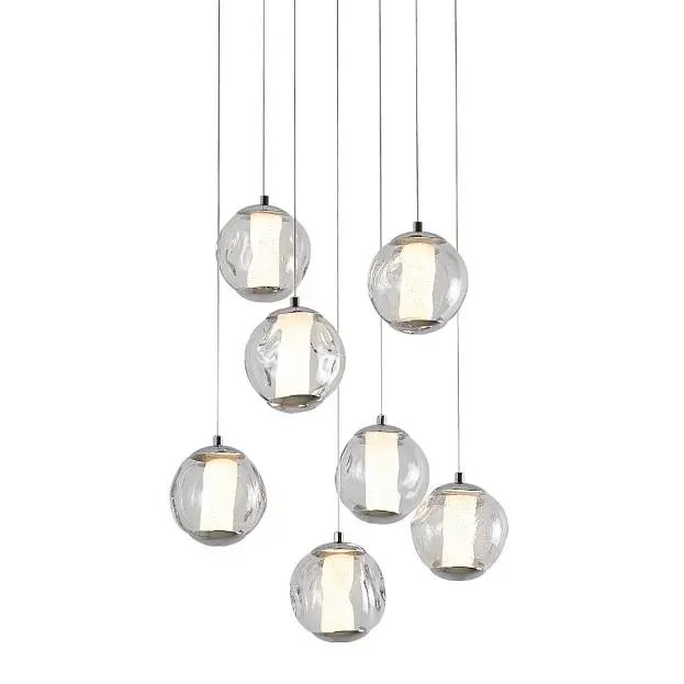 Подвесной светильник Delight Collection OD2437-7 gold/clear OD2437 Подвесной светильник Delight Collection OD2437-7 gold/clear OD2437