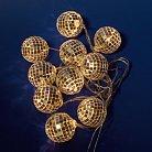 Гирлянда Uniel ULD-S1800-010/STB/3AA WARM WHITE IP20 DISCOBALLS ULD