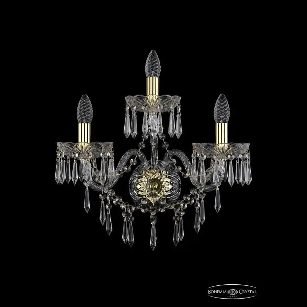 Бра хрустальный Bohemia 1403B/2+1/195/XL G Бра хрустальный Bohemia 1403B/2+1/195/XL G