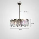 Люстра DORIS CH 6 ламп Lampatron 8765-24661