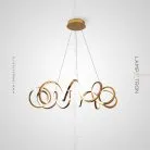 Кольцевые люстры и светильники MARCELA Размер M Lampatron 6554-17903