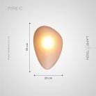Бра LINDIS WALL Модель C. Цвет янтарь. Lampatron lindis-wall-c-amber 2960-7093