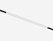 Трековый светильник черный IP20 20W 3CCT 3000-6000K SMART 48V 120° 604*22*45 Ambrella light GL4465 BK track system