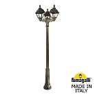 Садово-парковый фонарь FUMAGALLI RICU BISSO/CEFA 3L U23.157.S30.BXE27 Античная бронза