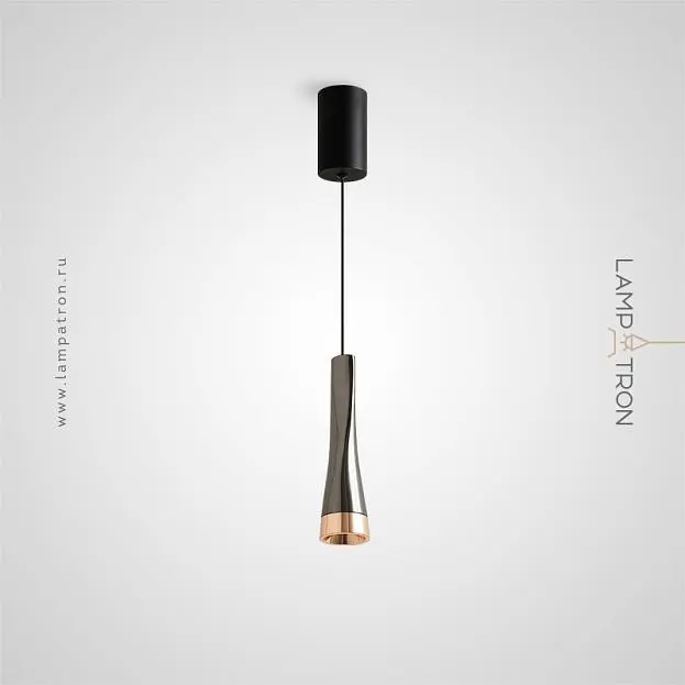 Подвесной светильник HERMES Цвет Жемчужно-Черный+Золото Lampatron 6912-23446 Подвесной светильник HERMES Цвет Жемчужно-Черный+Золото Lampatron 6912-23446