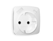 Лицевая панель для розетки с заземлением со шторками 2USB Ambrella Volt OP1100 QUANT