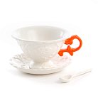 Чайная пара Seletti 09858 ARA I-Wares I-Tea Orange
