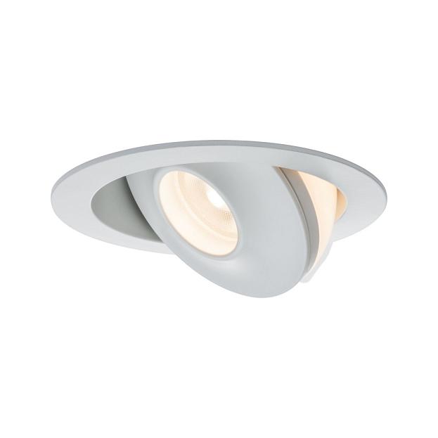 Встраиваемый светильник Paulmann 92915 Prem EBL Name kippbar dim 1x8W Ws/Alu